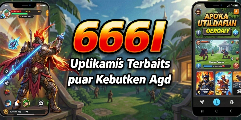 Tampilan antarmuka aplikasi 666I yang ramah pengguna.
