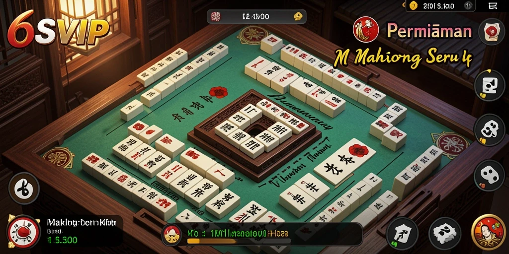 Tampilan gameplay Mahjong yang menarik di 6SVIP.