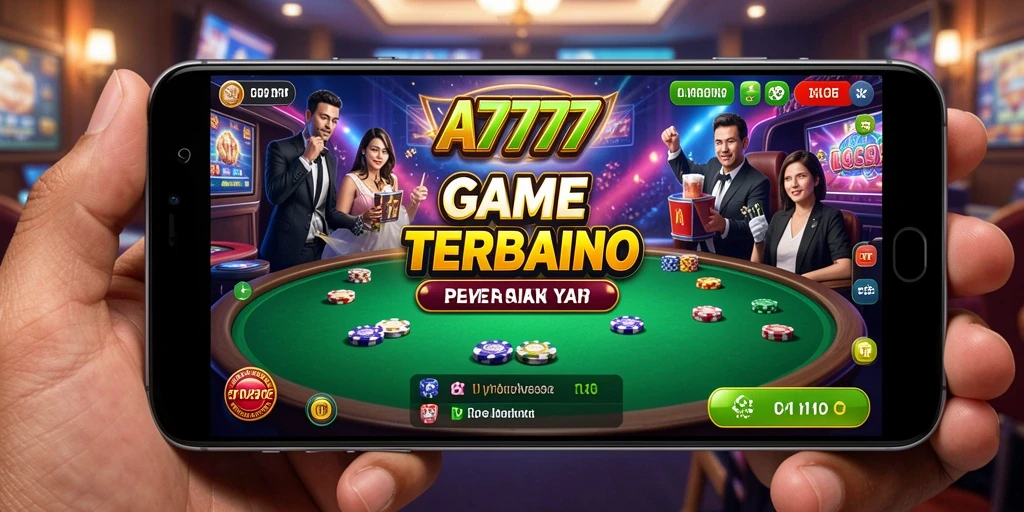 Tampilan menarik A7777 saat gameplay Live Casino yang seru.