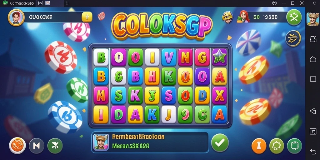 Screenshot gameplay COLOKSGP menampilkan suasana seru permainan Bingo.