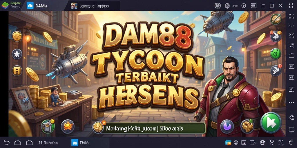 Screenshot gameplay DAM88 menampilkan manajemen bisnis yang mendalam.