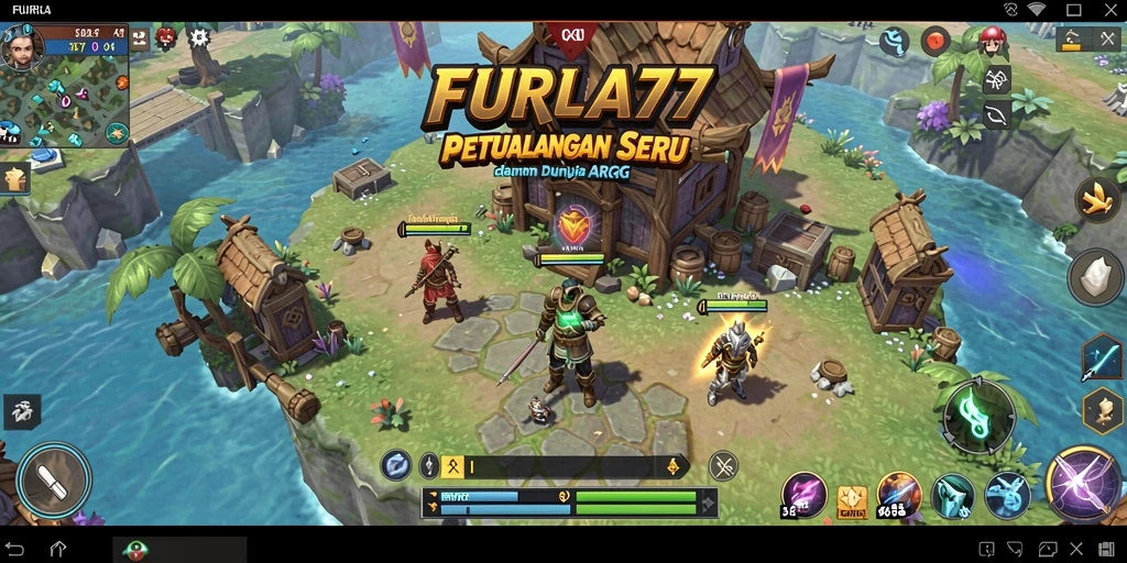 Tampilan gameplay yang seru dan menawan dari FURLA77.