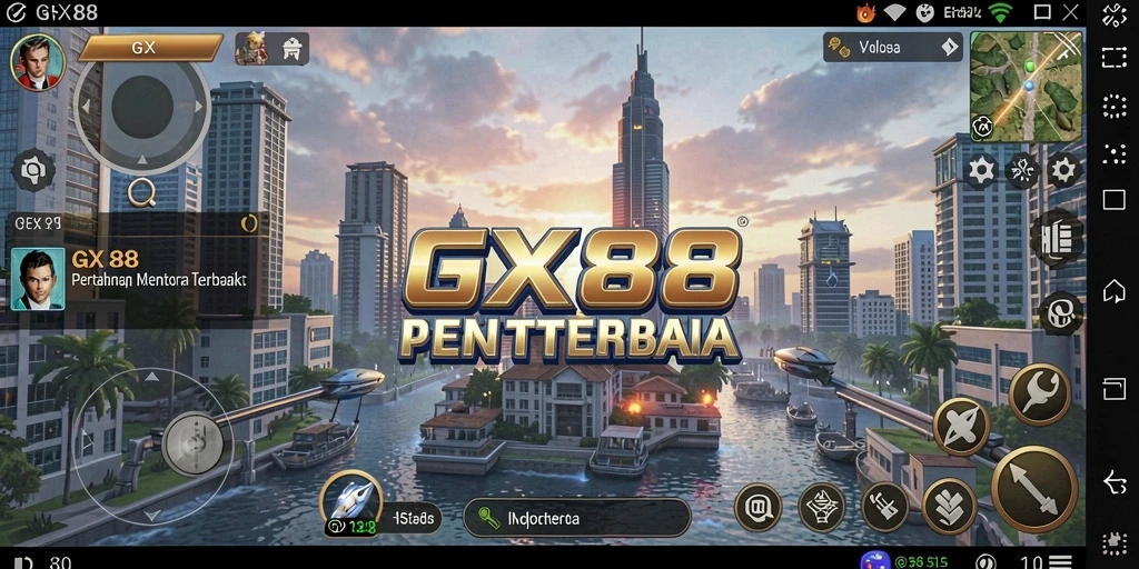 Gameplay seru GX88 dengan menara pertahanan yang menarik.