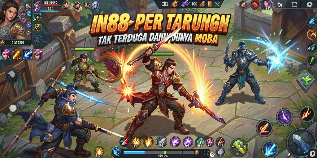 Tampilan screenshot gameplay aktif dan seru di IN88.