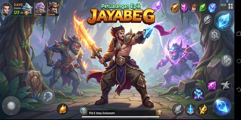 Tampilan gameplay JAYABET yang memikat dan penuh aksi.