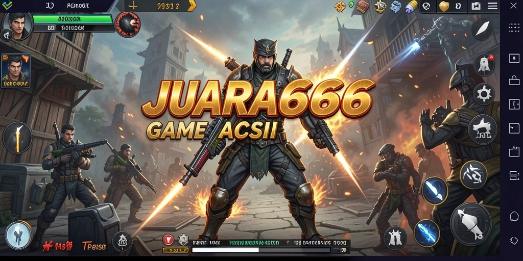 Screenshot JUARA666 menampilkan aksi pertempuran yang mendebarkan.