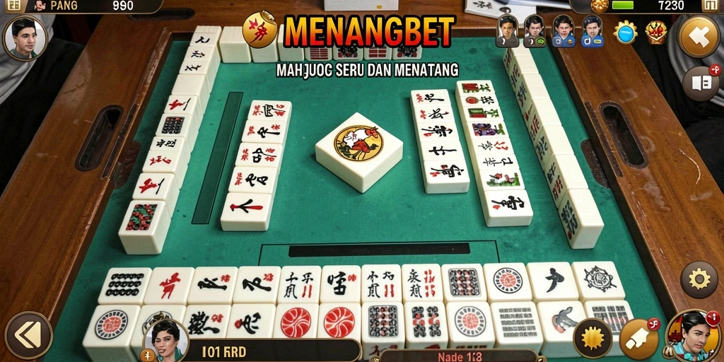 Tampilan gameplay Mahjong yang menarik dan menantang.