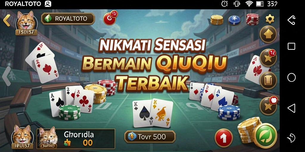 Gameplay seru QiuQiu dalam ROYALTOTO yang menantang.
