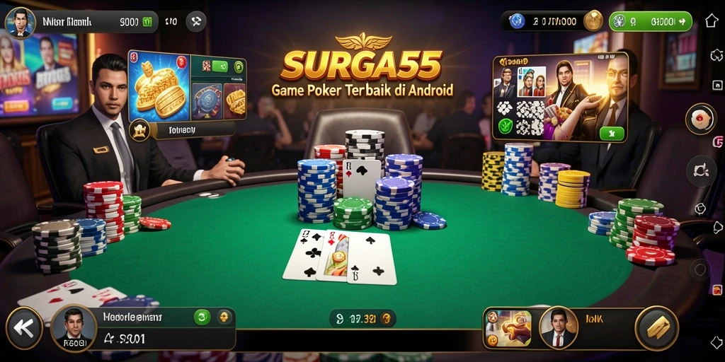 Gameplay seru dan menarik dari SURGA55 Poker