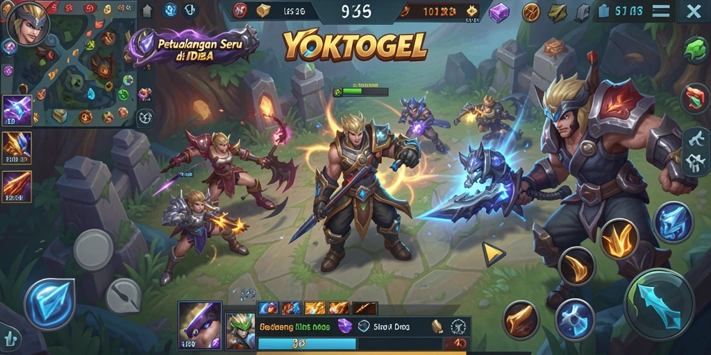 Tampilan seru dari pertarungan tim di YOKTOGEL.