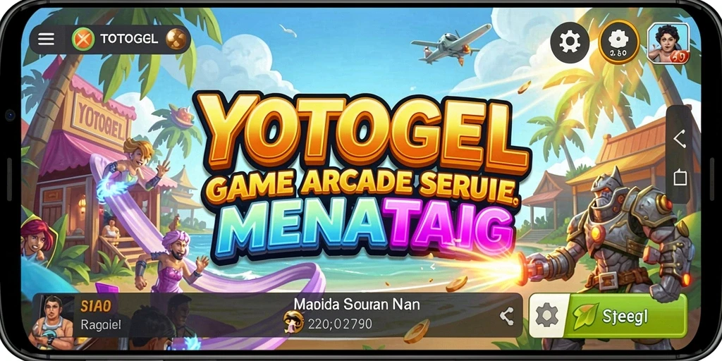 Tangkapan layar gameplay YOTOGEL menampilkan keseruan tantangan arcade.