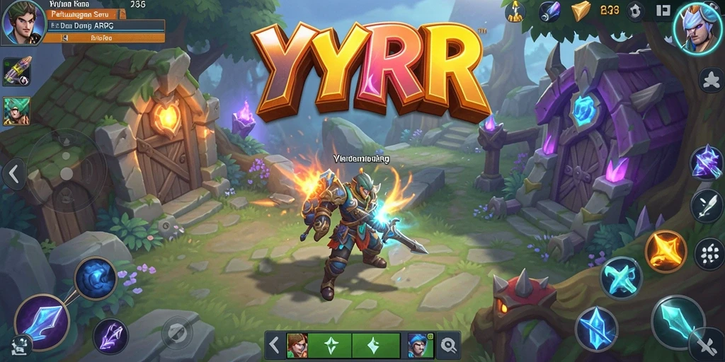 Tampilan menakjubkan dari petualangan dalam game ARPG YYRR.