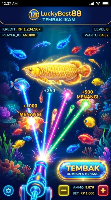 Tampilan antarmuka aplikasi luckybest88 yang user-friendly.