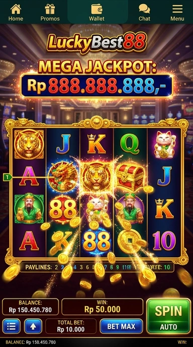 Screenshot menu kategori aplikasi di luckybest88.